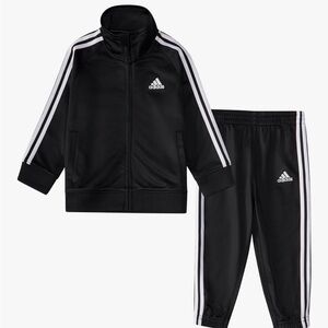 adidas Kids Black and White Matching Set